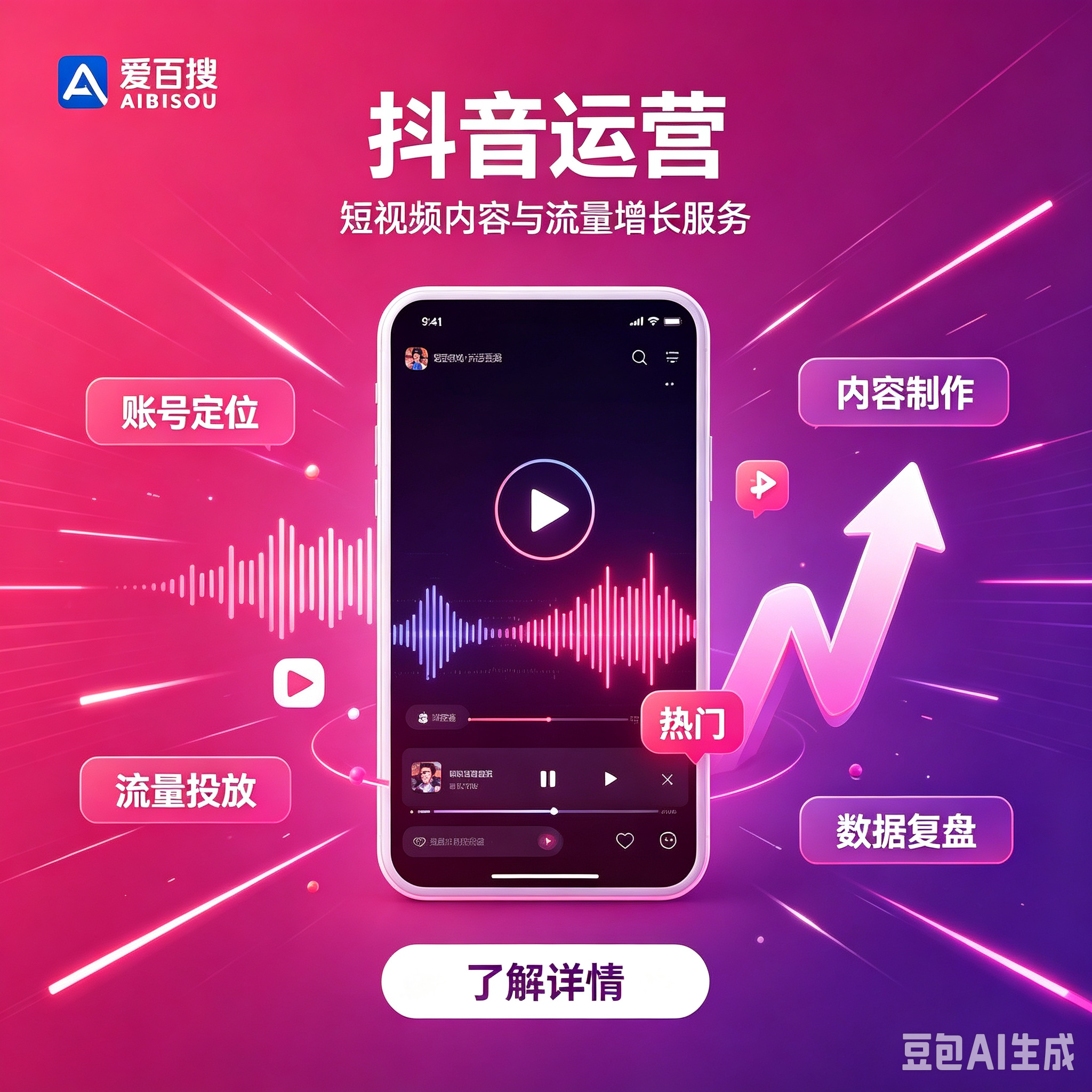 抖音视频号全托管式运营